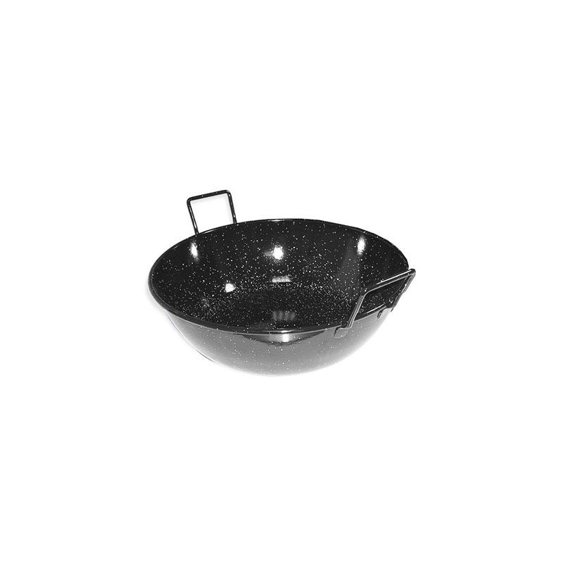 28 cm - 3,7 litros - Sarten Honda Esmaltada con Grosor Especial